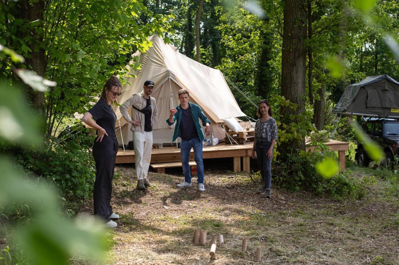 Domaine De Cherimont - Logement Insolite En Groupe Andenne Exterior photo